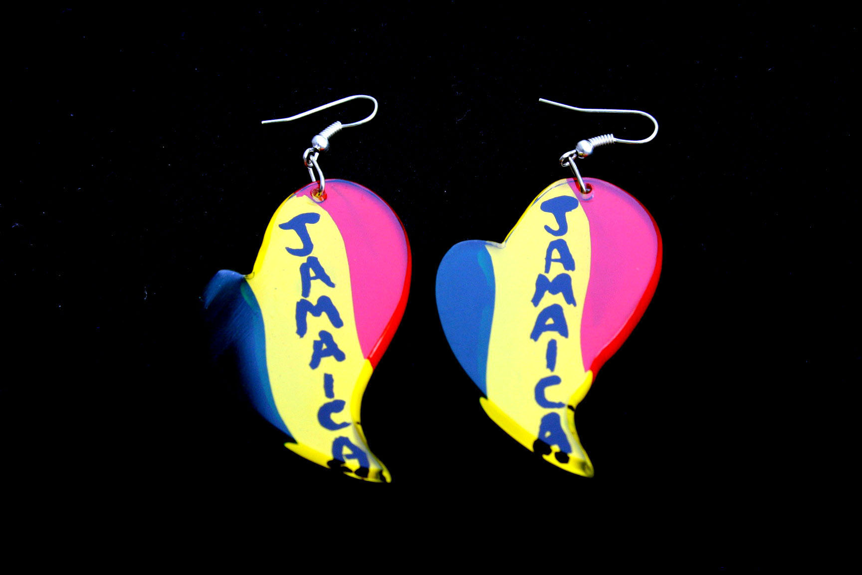 Jamaica Hearts Ear Rings
