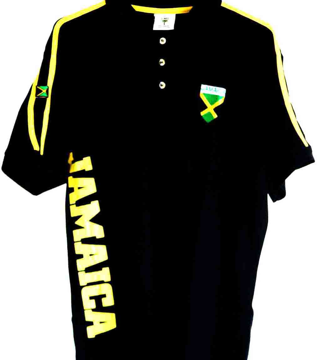 Jamaica Black Polo Shirt