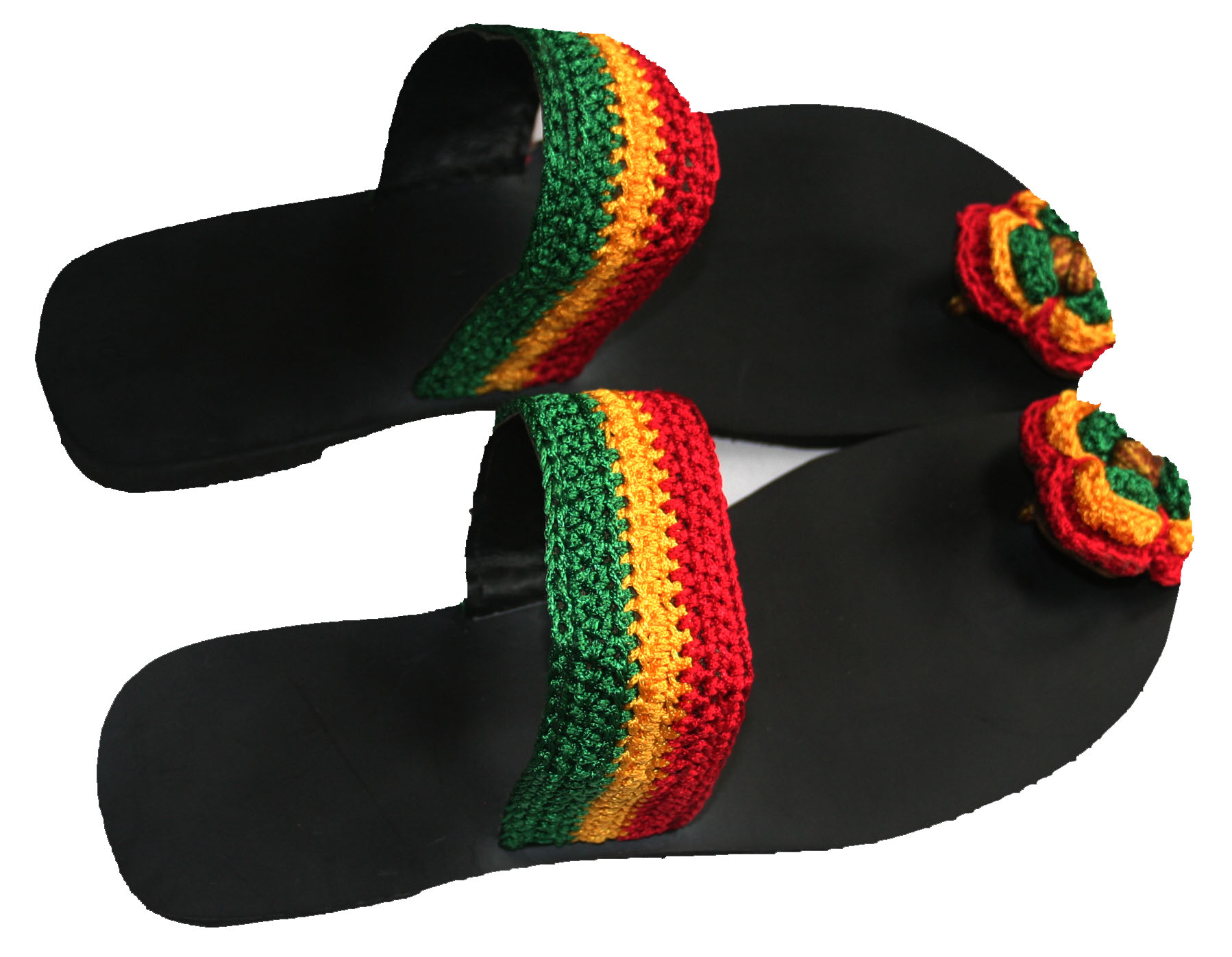 Thong Rasta Chrochet Sandals