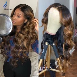 Alicrown 150 Lace Front Human Hair Wigs